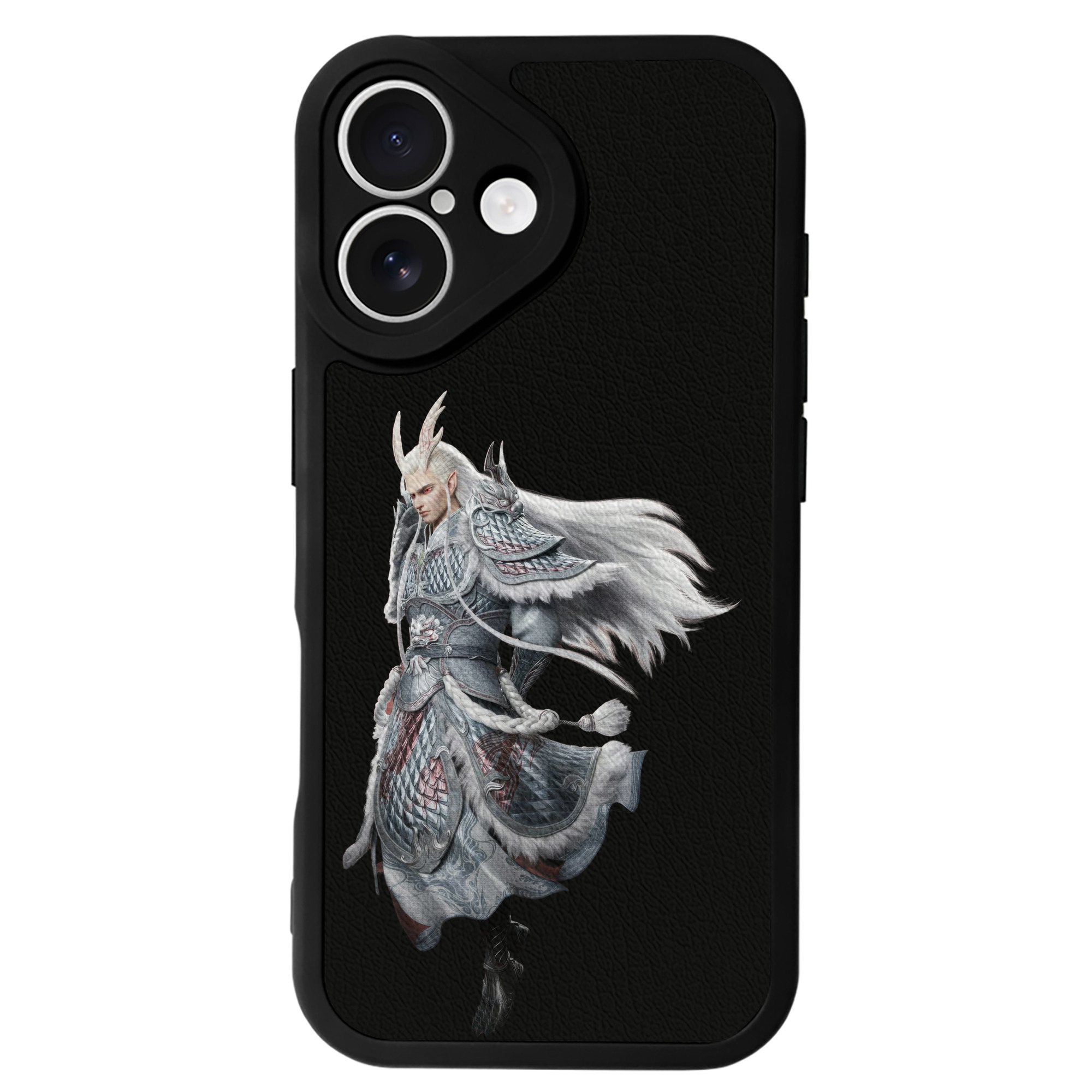 （画像用） Ne Zha 2 ナタ 魔童の大暴れ 【iPhone 16シリーズ対応】シリコンスマホケース（レザー調） 材質：シリコン